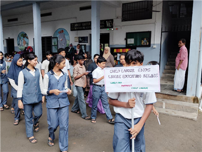 WORLD DAY AGAINST CHILD LABOUR